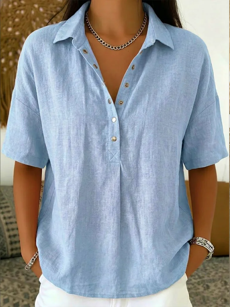 Willow | Linen Style Blouse