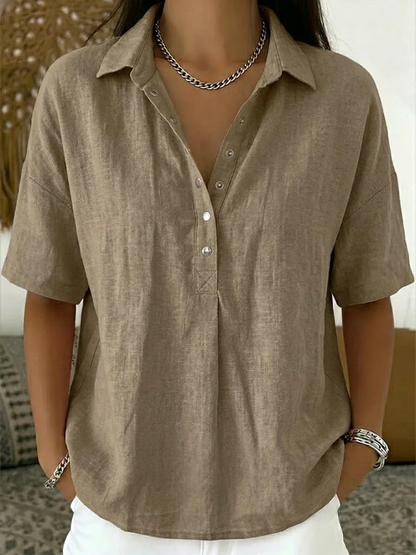 Willow | Linen Style Blouse