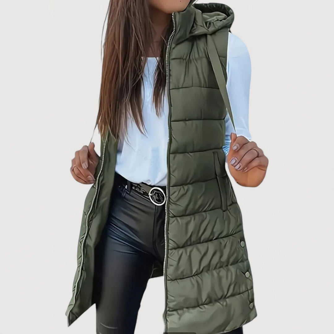 Arwena | Hooded Puffer Vest