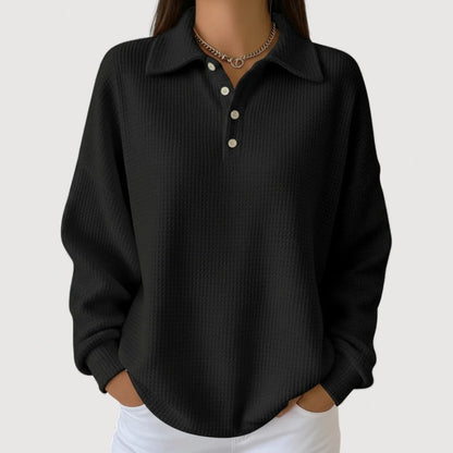 Emmie | Cosy Polo Top