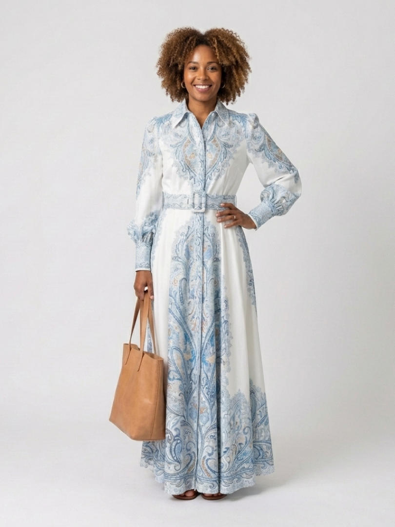 Sierra | High Neck Maxi Dress