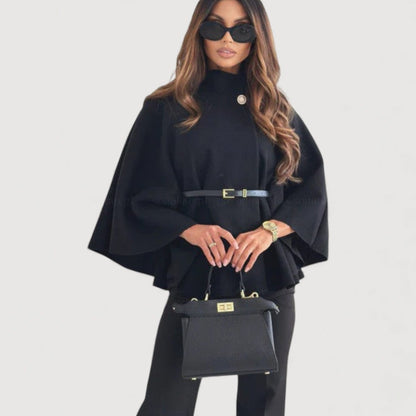 Aliya | Elegant Cape Jacket