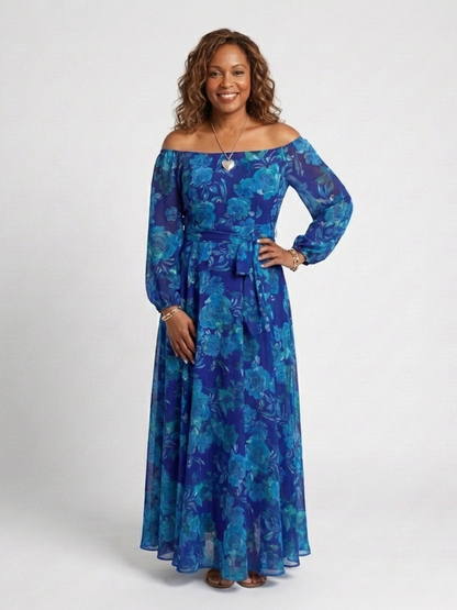 Aspen | Off Shoulder Maxi Dress