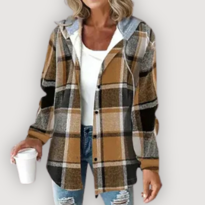 Rowan | Plaid Hooded Jacket