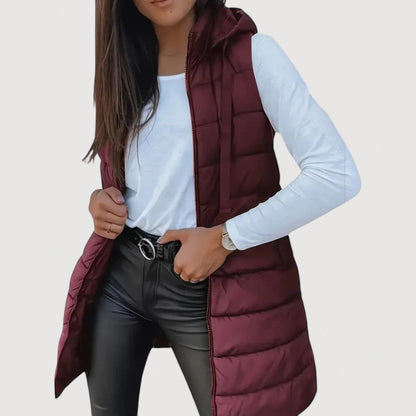 Arwena | Hooded Puffer Vest