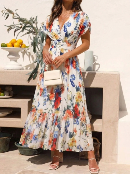 Savannah | Pleated Midi Dress