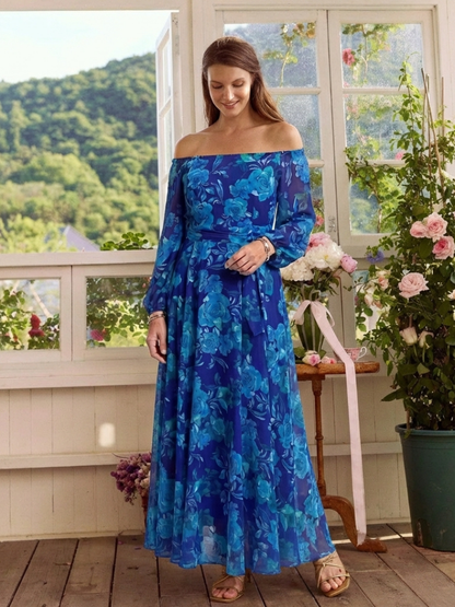 Aspen | Off Shoulder Maxi Dress
