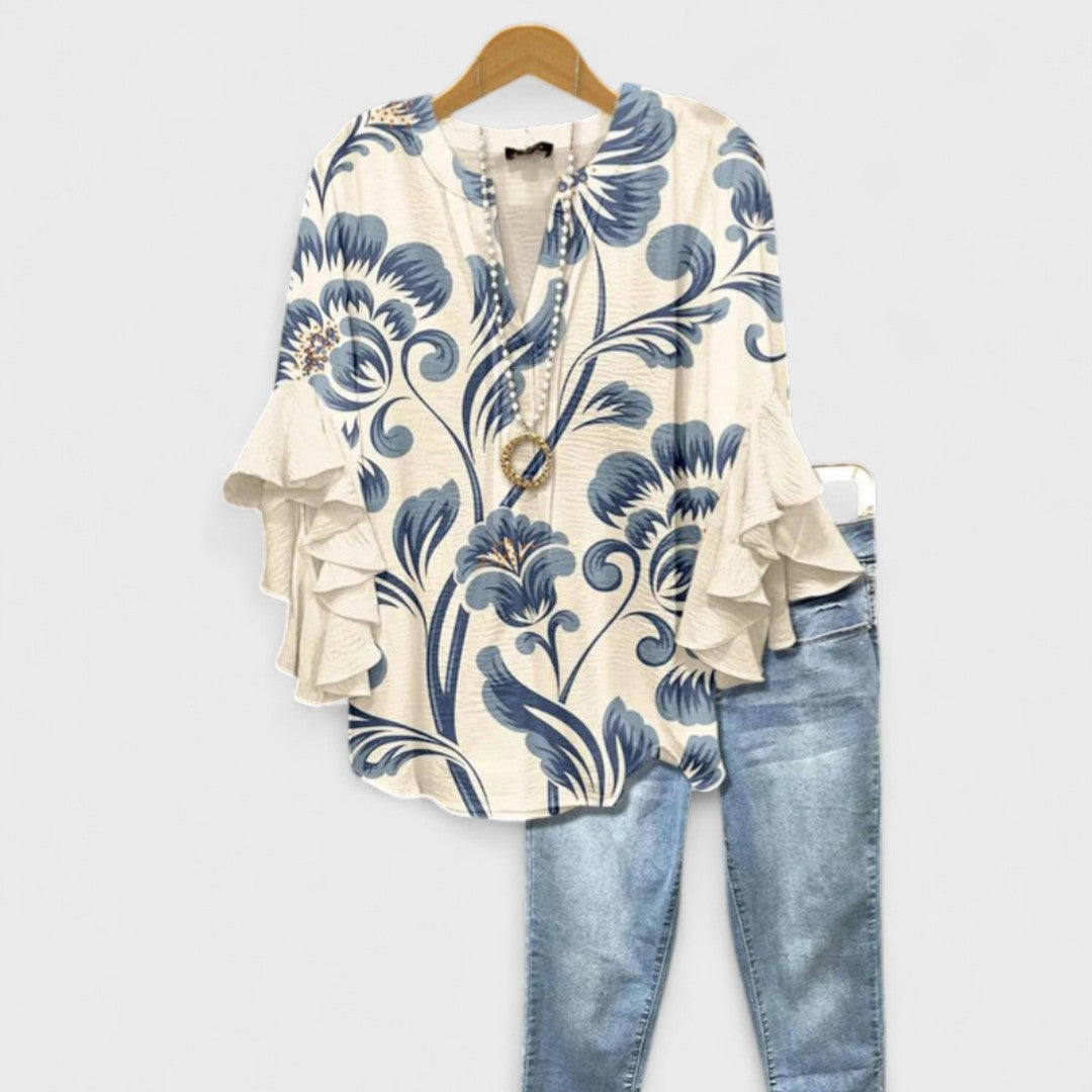 Maribel | Flowy Ruffle Top