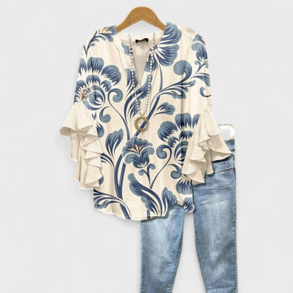 Maribel | Flowy Ruffle Top
