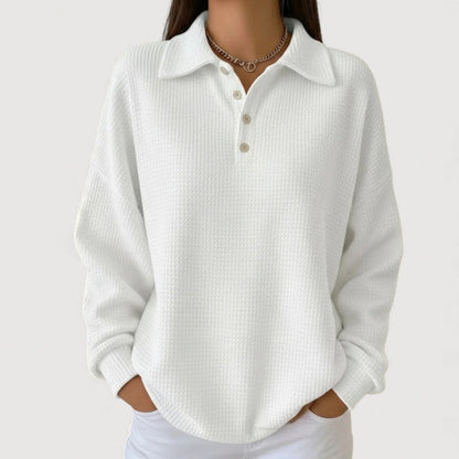 Emmie | Cosy Polo Top