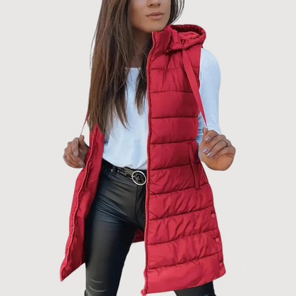 Arwena | Hooded Puffer Vest