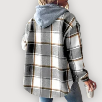 Rowan | Plaid Hooded Jacket