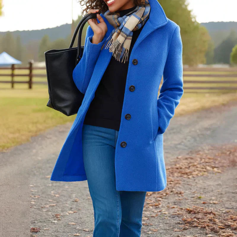 Aurora | Elegant Single-Breasted Coat