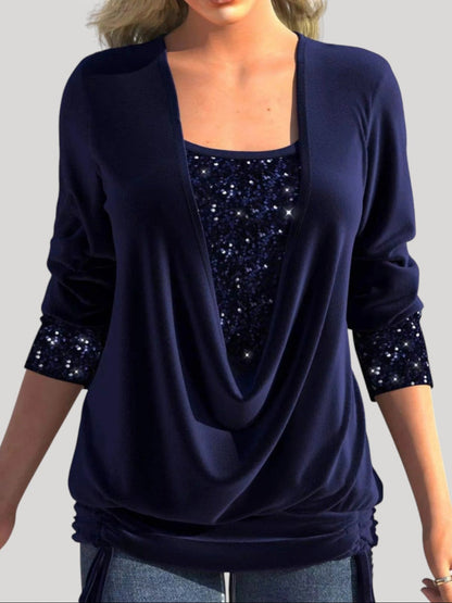 Phyllis | Elegant Draped Top