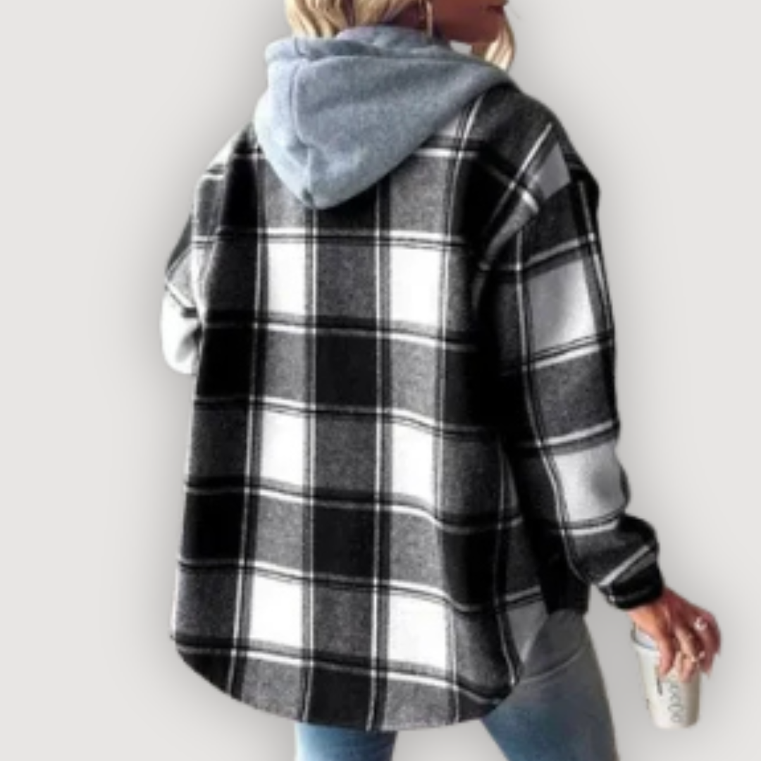 Rowan | Plaid Hooded Jacket