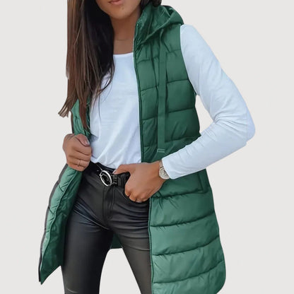 Arwena | Hooded Puffer Vest