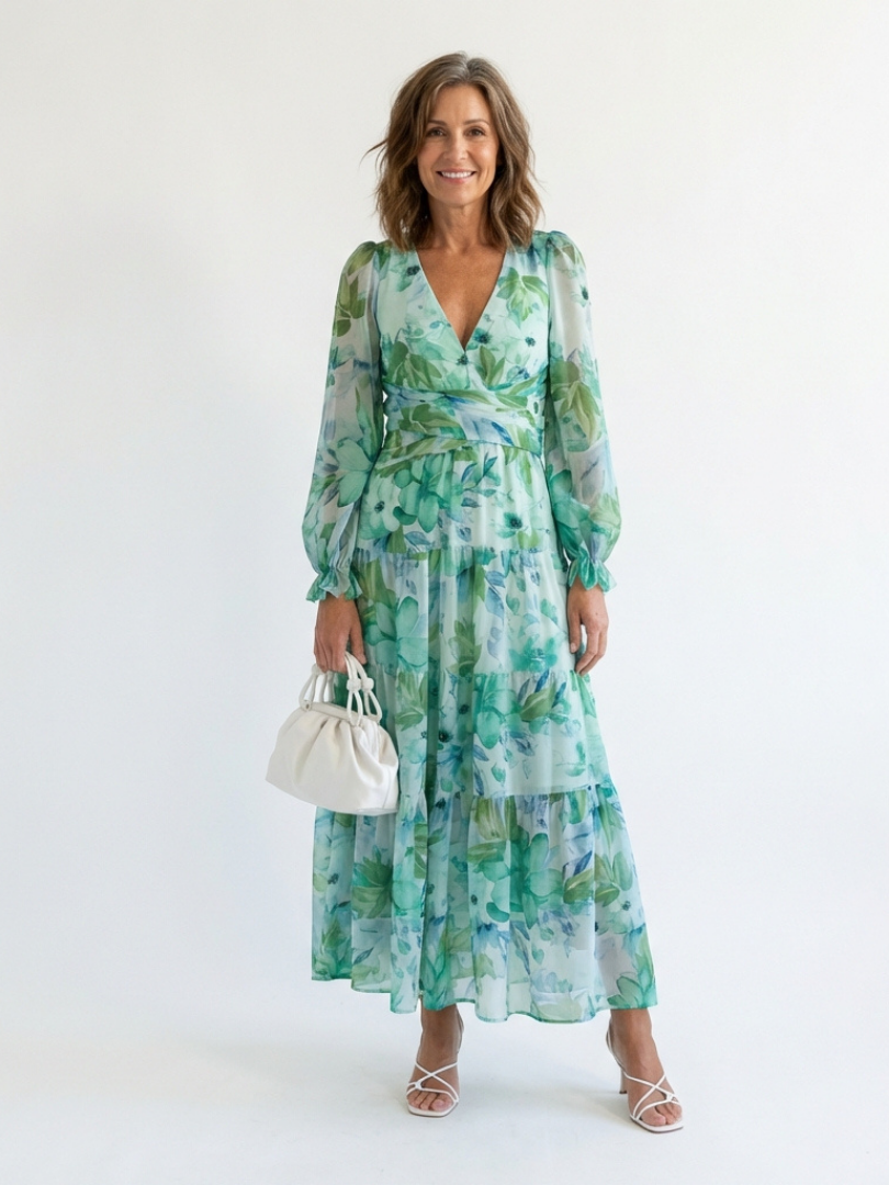 Althea | Floral Maxi Dress