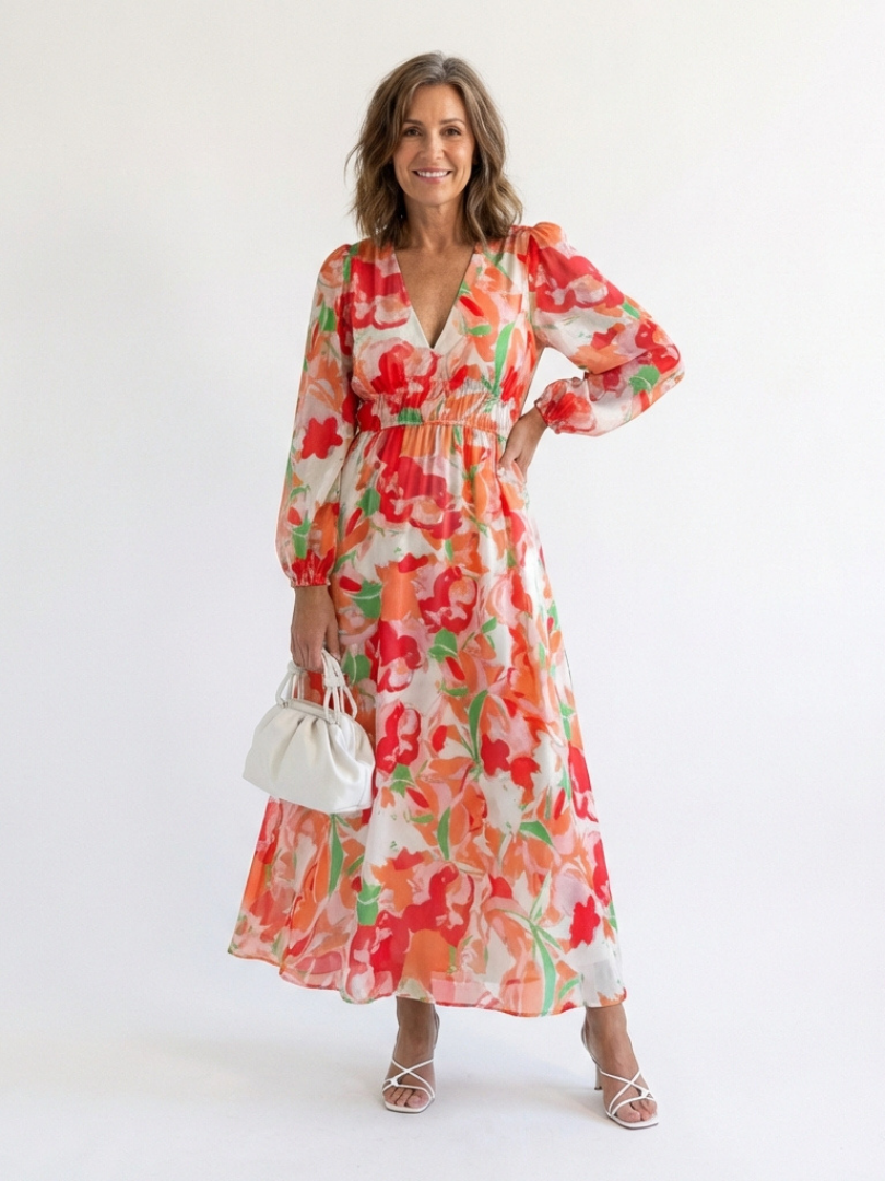 Althea | Floral Maxi Dress