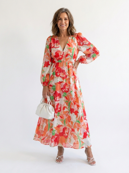 Althea | Floral Maxi Dress
