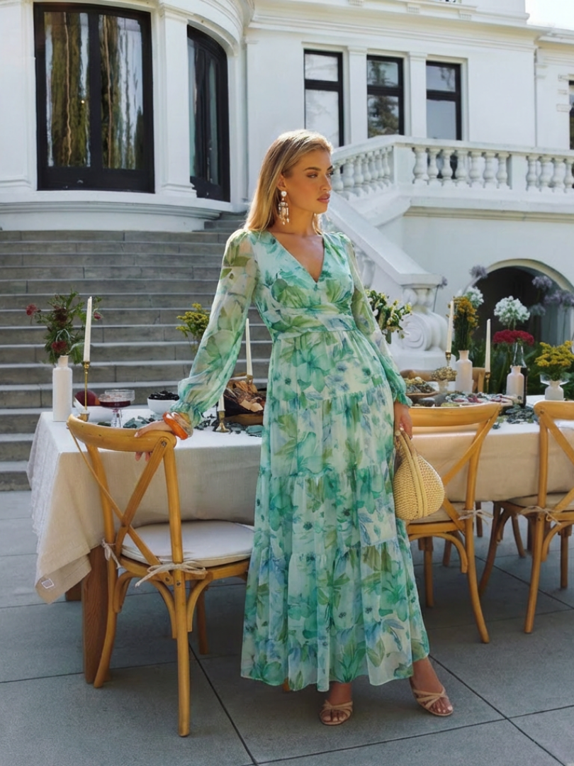 Althea | Floral Maxi Dress
