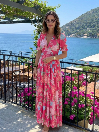 Ione | Floral Midi Dress