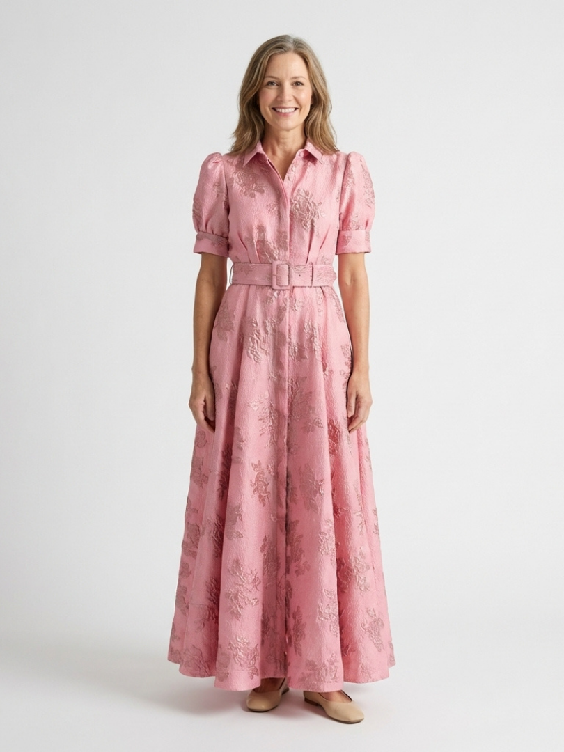 Xanthea | Floral Shirt Maxi Dress