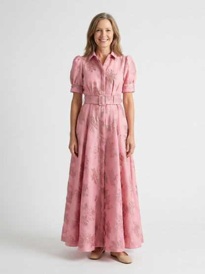 Xanthea | Floral Shirt Maxi Dress