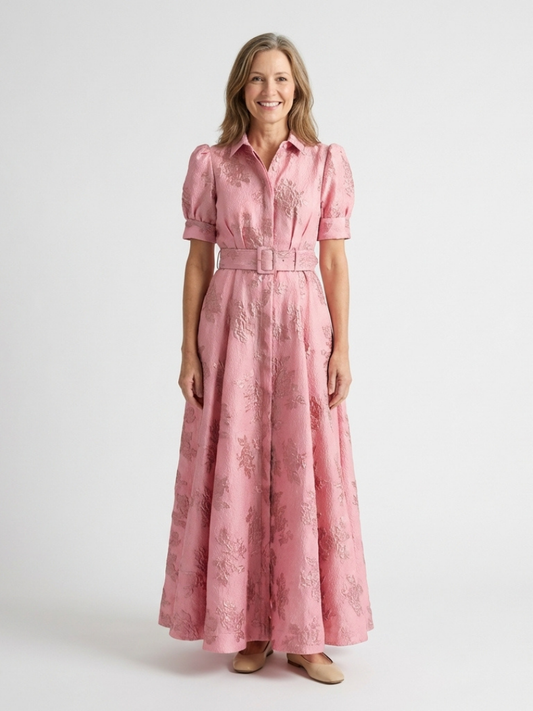 Xanthea | Floral Shirt Maxi Dress