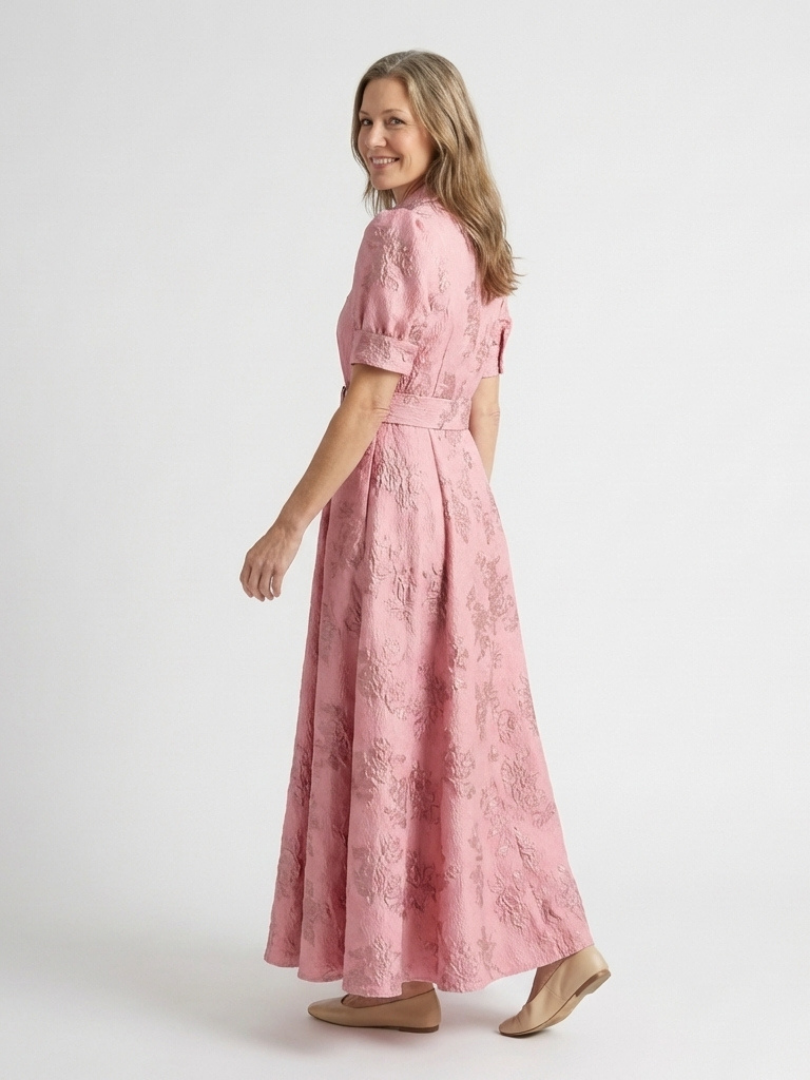 Xanthea | Floral Shirt Maxi Dress