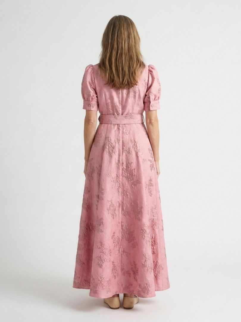 Xanthea | Floral Shirt Maxi Dress