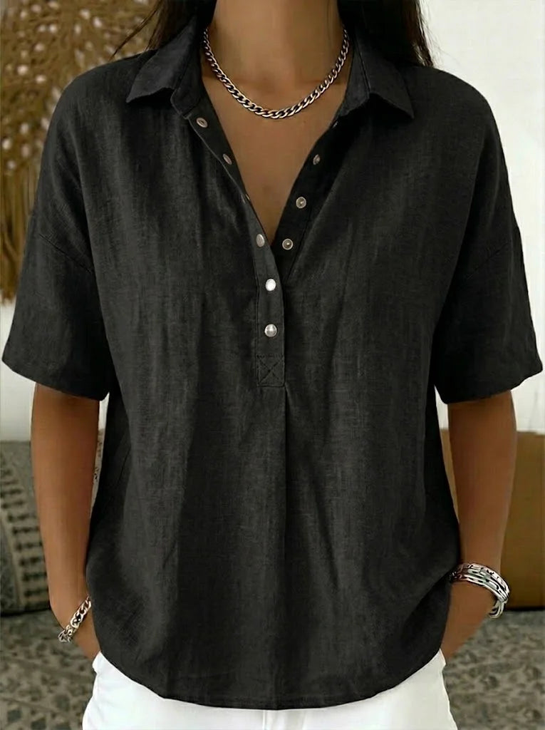 Willow | Linen Style Blouse