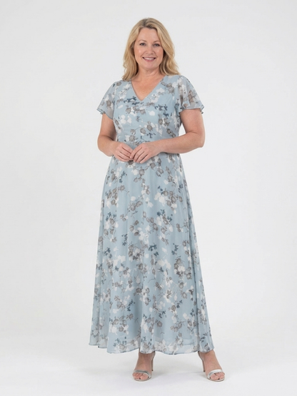 Ismeria | Chiffon Maxi Dress