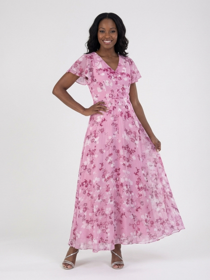 Ismeria | Chiffon Maxi Dress