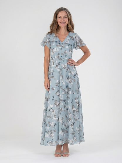 Ismeria | Chiffon Maxi Dress