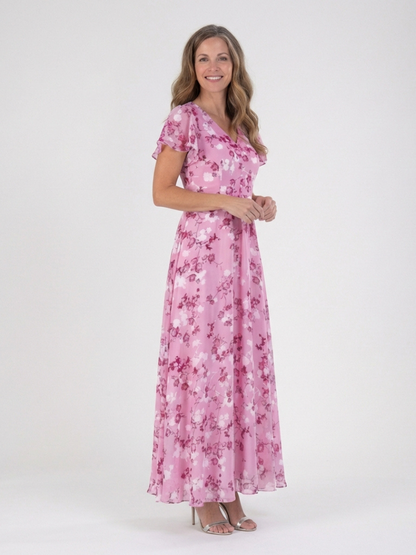 Ismeria | Chiffon Maxi Dress