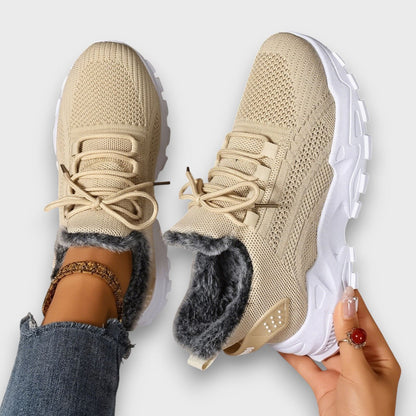 Chloe | Lace-Up Winter Sneakers