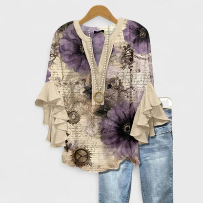 Maribel | Flowy Ruffle Top