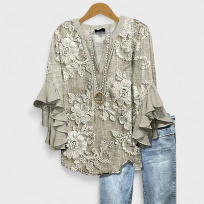Maribel | Flowy Ruffle Top