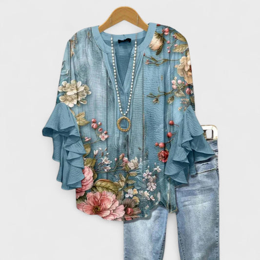 Maribel | Flowy Ruffle Top