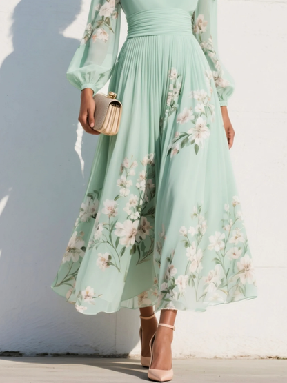 Odelia | Floral Midi Dress