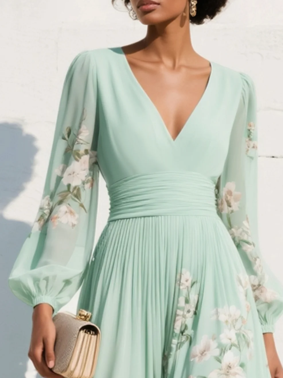 Odelia | Floral Midi Dress