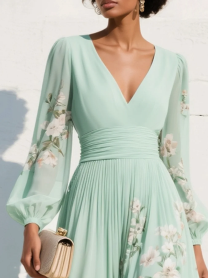 Odelia | Floral Midi Dress