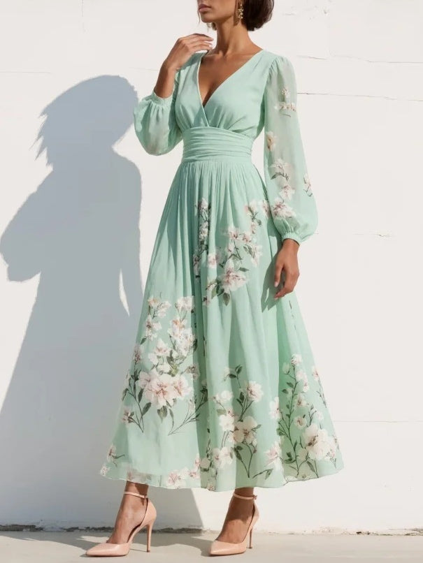 Odelia | Floral Midi Dress