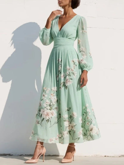 Odelia | Floral Midi Dress