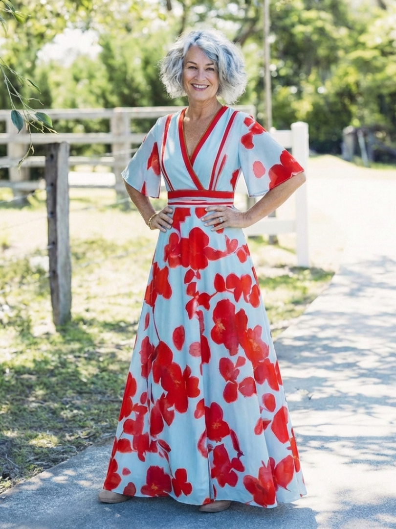 Corinne | Floral Maxi Dress