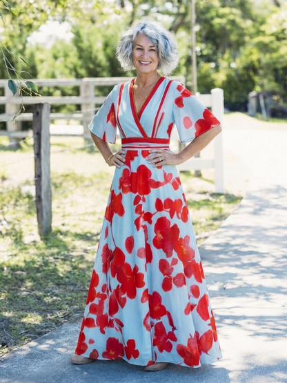 Corinne | Floral Maxi Dress