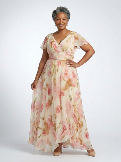 Elara | Floral Maxi Dress