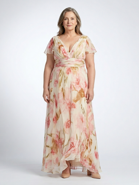 Elara | Floral Maxi Dress