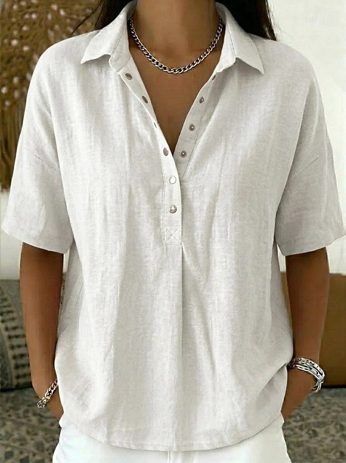 Willow | Linen Style Blouse