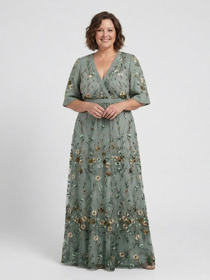Evadne | Floral Maxi Dress